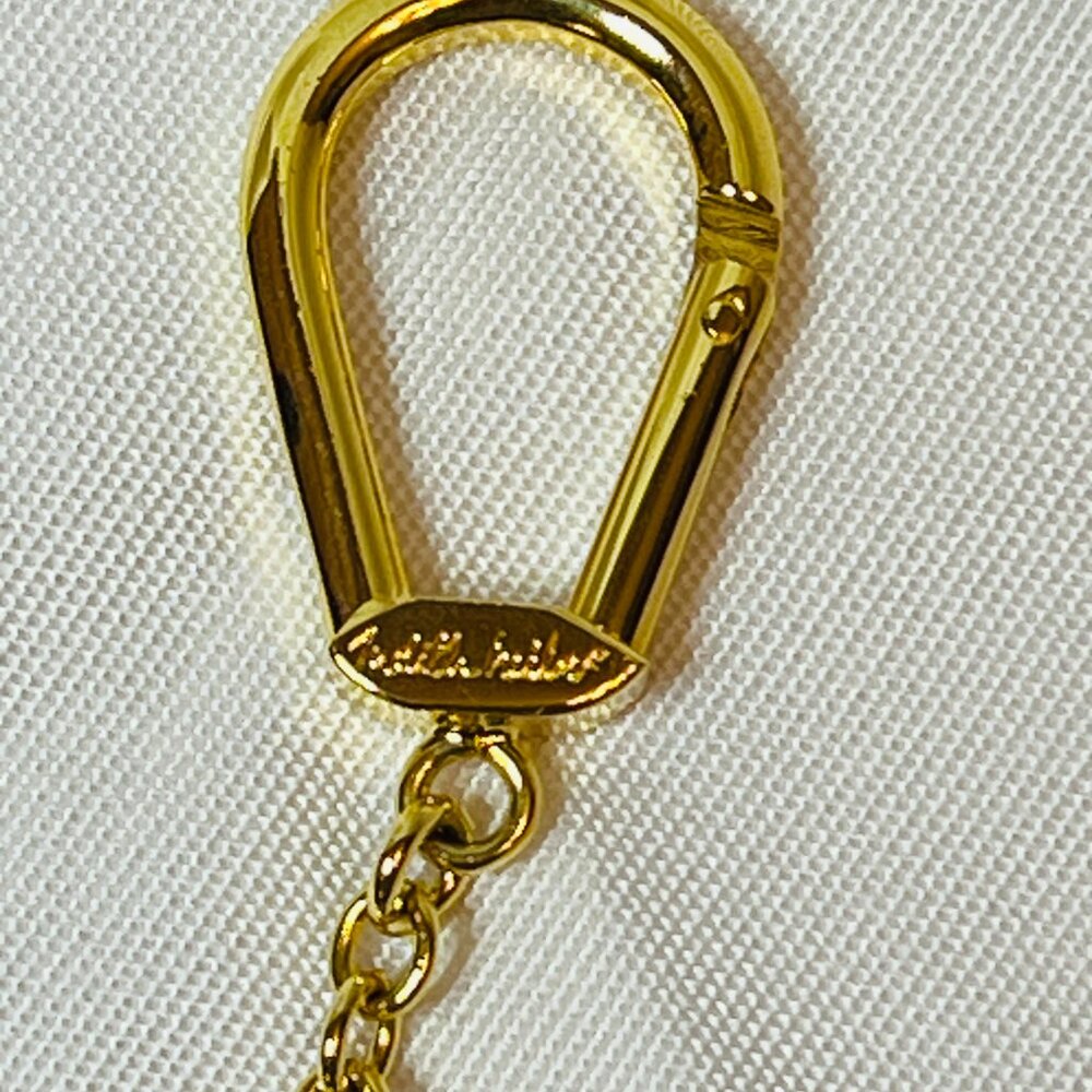 BOX & DUSTER + Judith Leiber Green Crystal Minaudière Keychain Charm - Picture 7 of 7